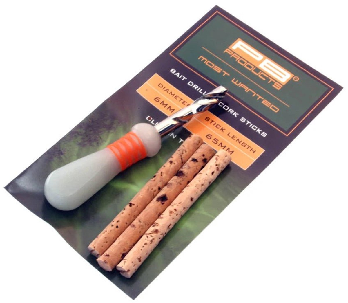 PB Products - Bait Drill + Cork Sticks - 6 mm