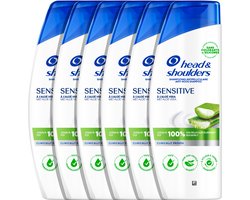 Head & Shoulders Sensitive Anti-Roos Shampoo voor Gevoelige Hoofdhuid - Met Aloë Vera - 6 x 250ml