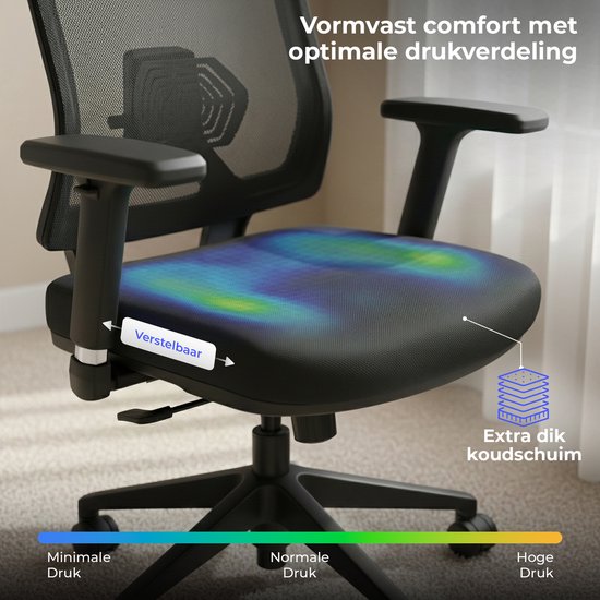 Ergonomische Bureaustoel - Office Chair - Bureaustoelen voor Volwassenen - Gamestoel - Gamingsstoel