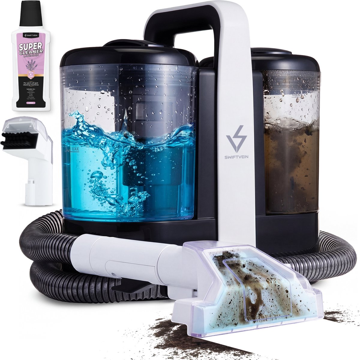 Swiftvein Vortex Tapijtreiniger - Vlekkenreiniger - Bank Reiniger, Meubelreiniger en Zetelreiniger