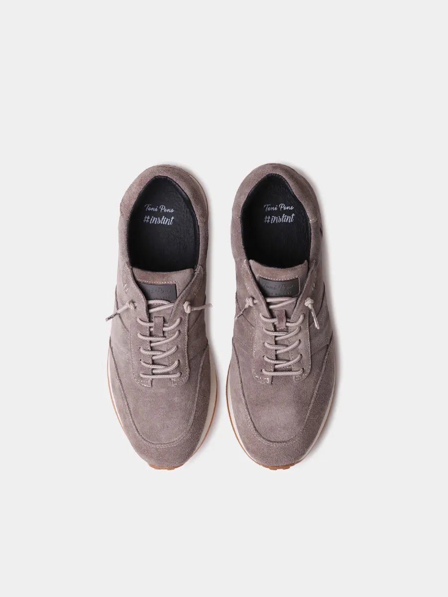 Suède herensneakers met elastische veters | DORIAN