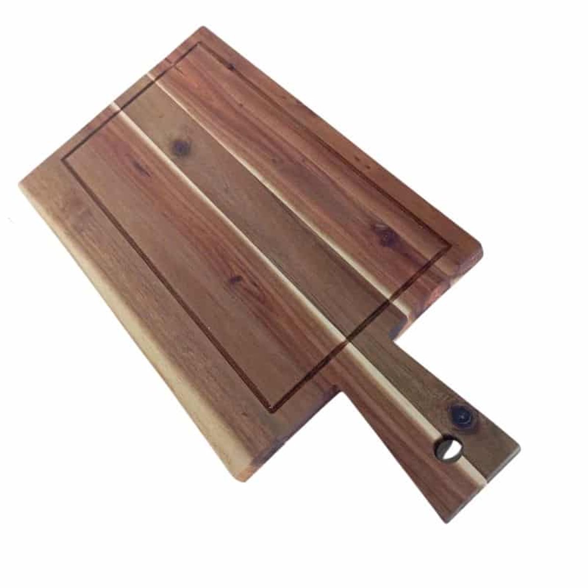 Ibiza borrelplank - Acacia - 52x25x2 cm - Rechthoekig met handvat - 4shine