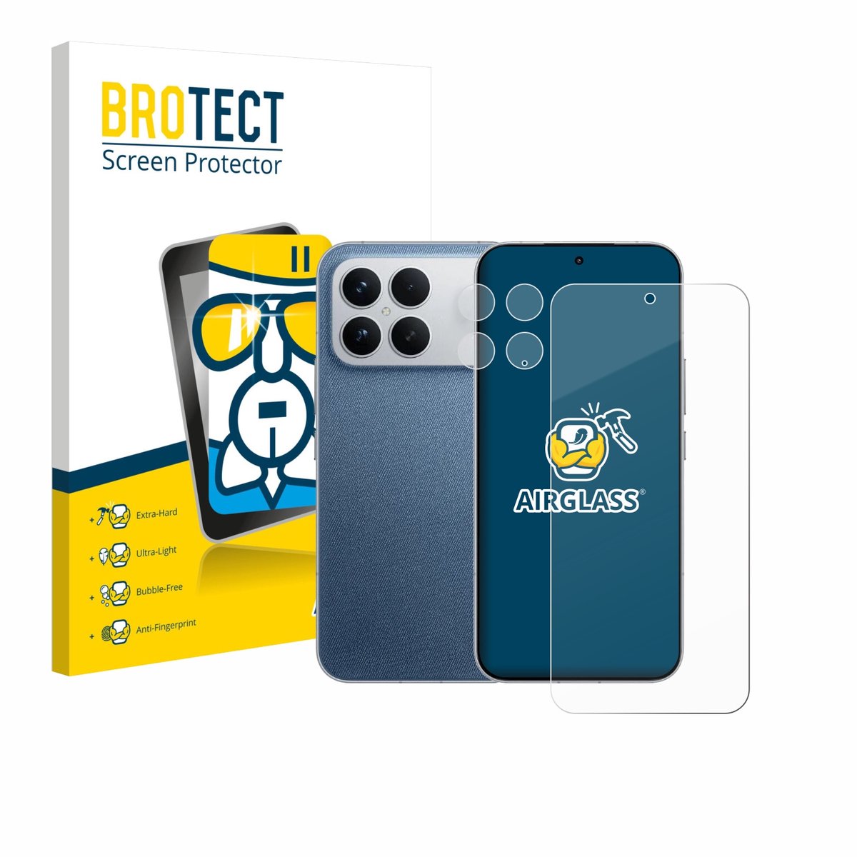 Screenprotector voor Xiaomi Poco F8 Ultra (Voor+Camera) Beschermglas transparant
