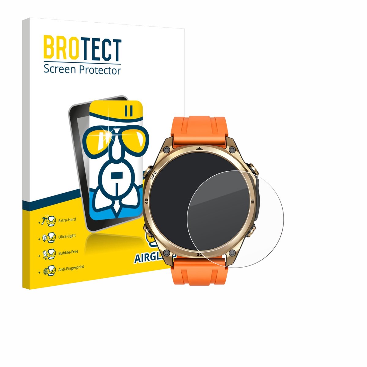 Screenprotector voor Doogee Anywise W1 Beschermglas transparant