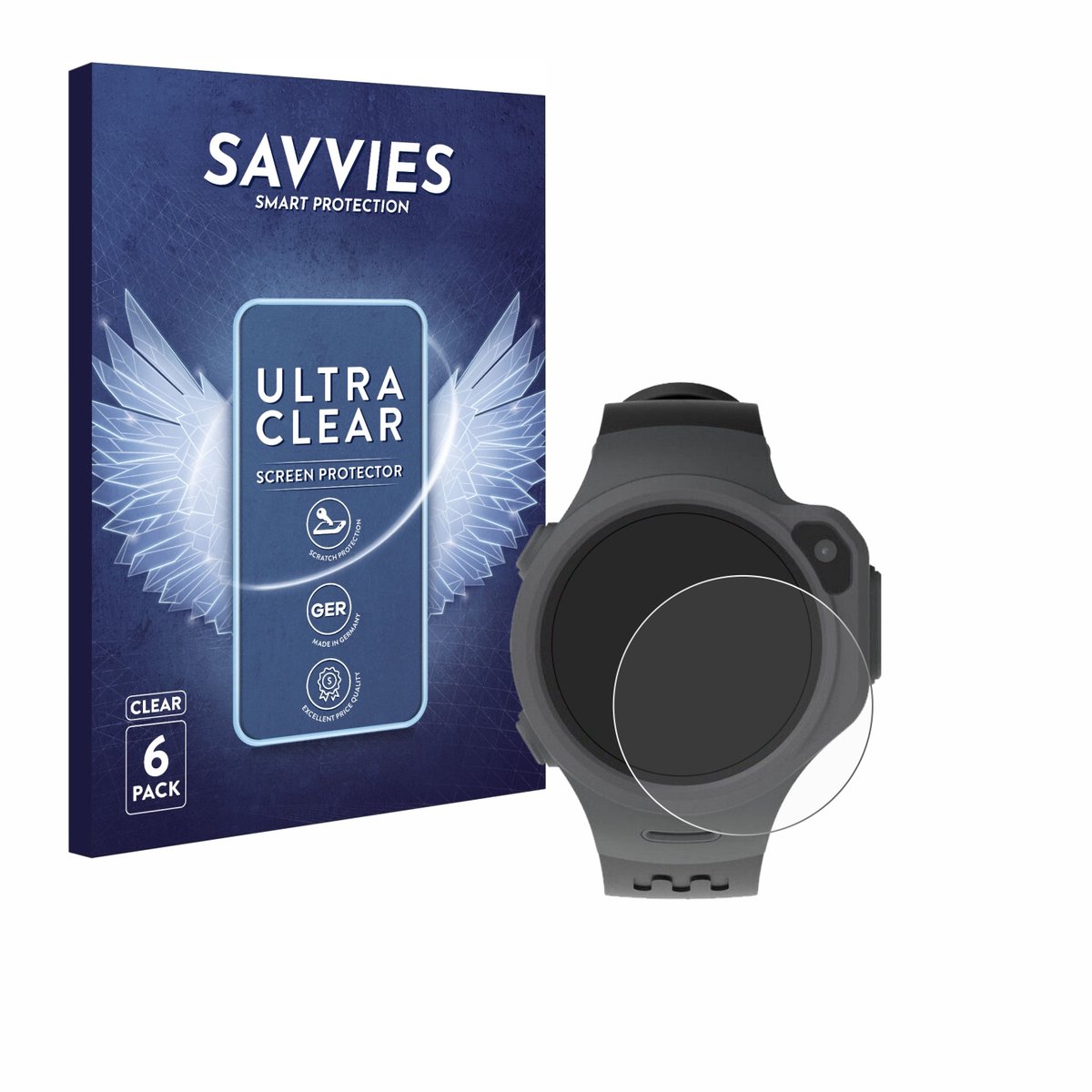 Savvies - Screenprotector voor myFirst Fone R1 - Folie Beschermfolie transparant 6 Stuks