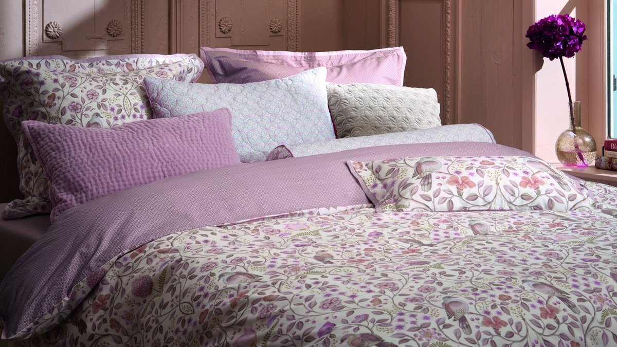 Pip Studio Garden of Dove dekbedovertrek - Lits-Jumeaux - 240 x 200/220 cm - Gebroken wit