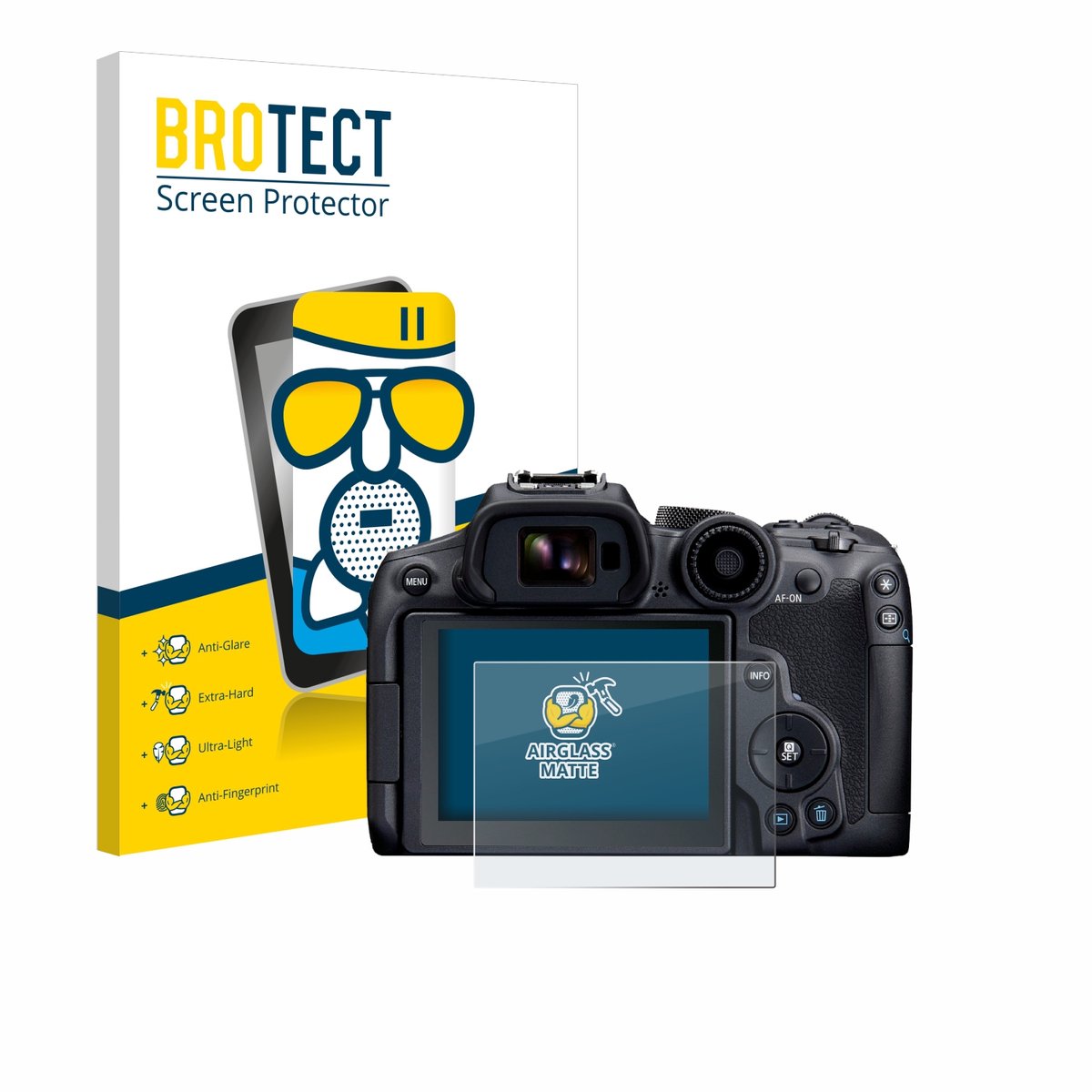 BROTECT - Screenprotector voor Canon EOS R7 - Folie Beschermfolie Beschermglas matte