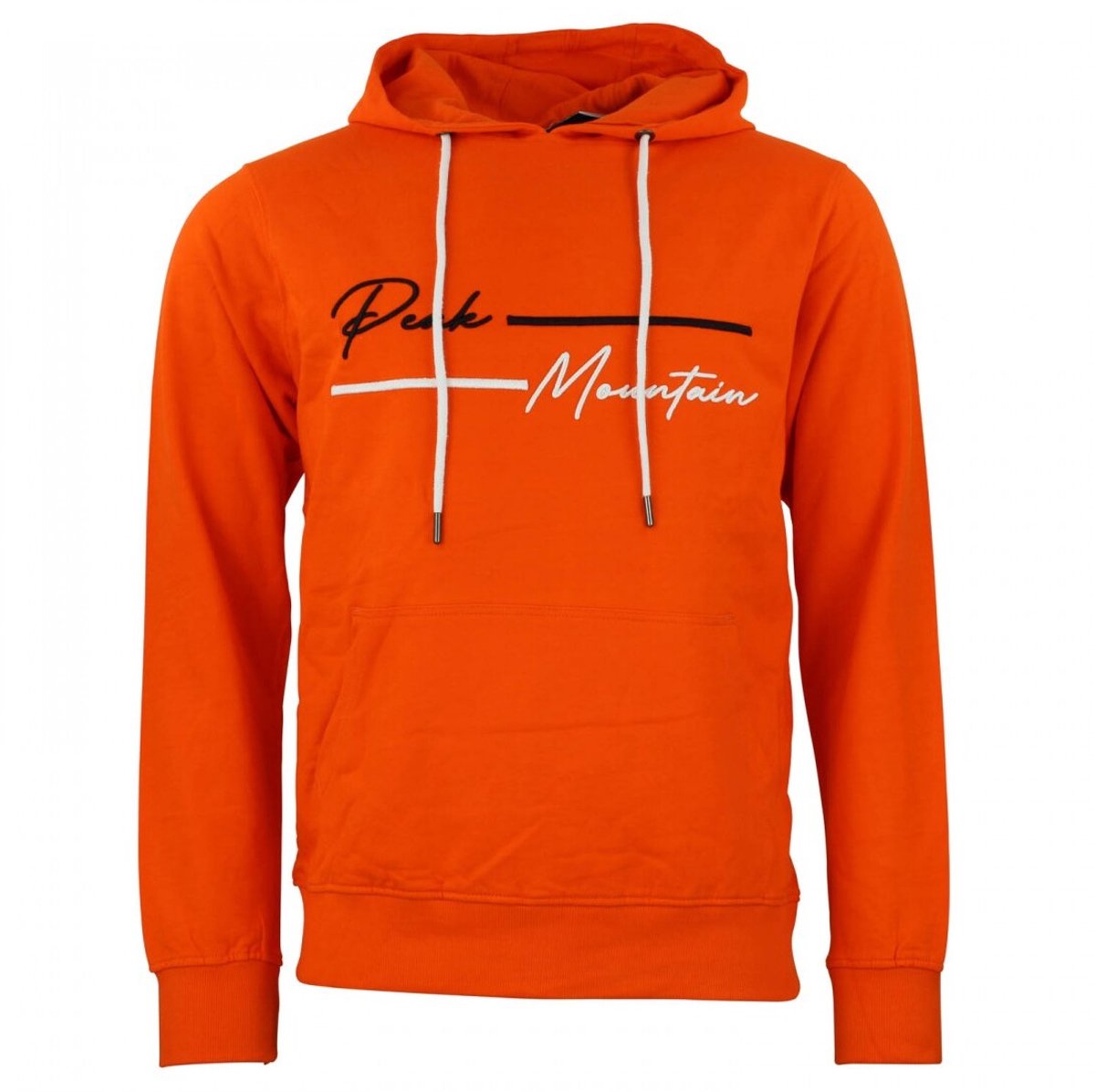 Katoenen sweatshirt Peak Mountain French Terry Oranje