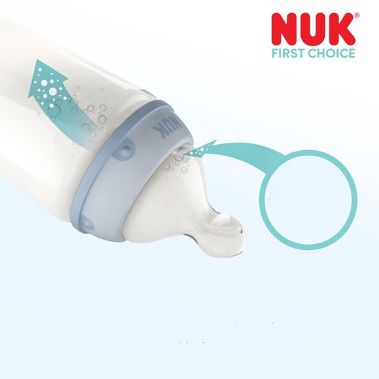 NUK First Choice flesspeen M 3+ maanden siliconen - Speen — afbeelding 2