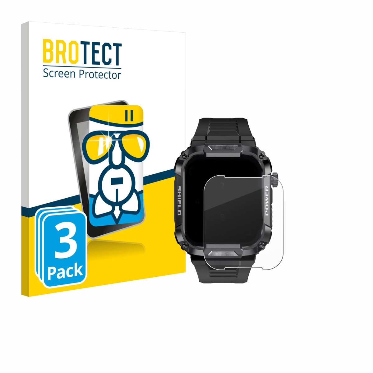 Screenprotector 3 Stuks voor Gard Pro Ultra Beschermglas transparant