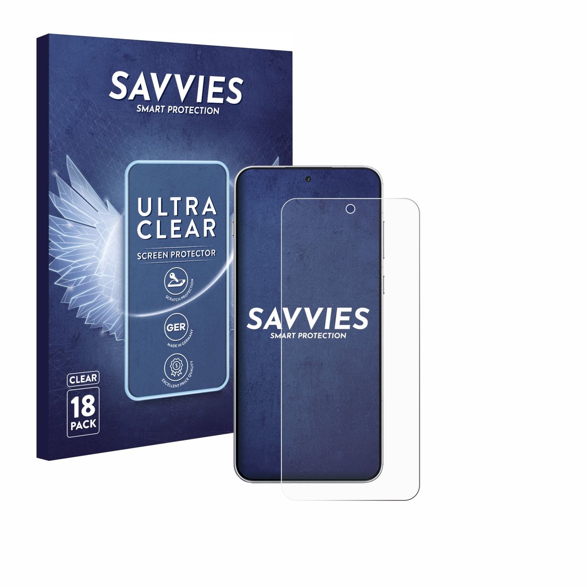 Savvies - Screenprotector voor OnePlus 15R - Folie Beschermfolie transparant 18 Stuks