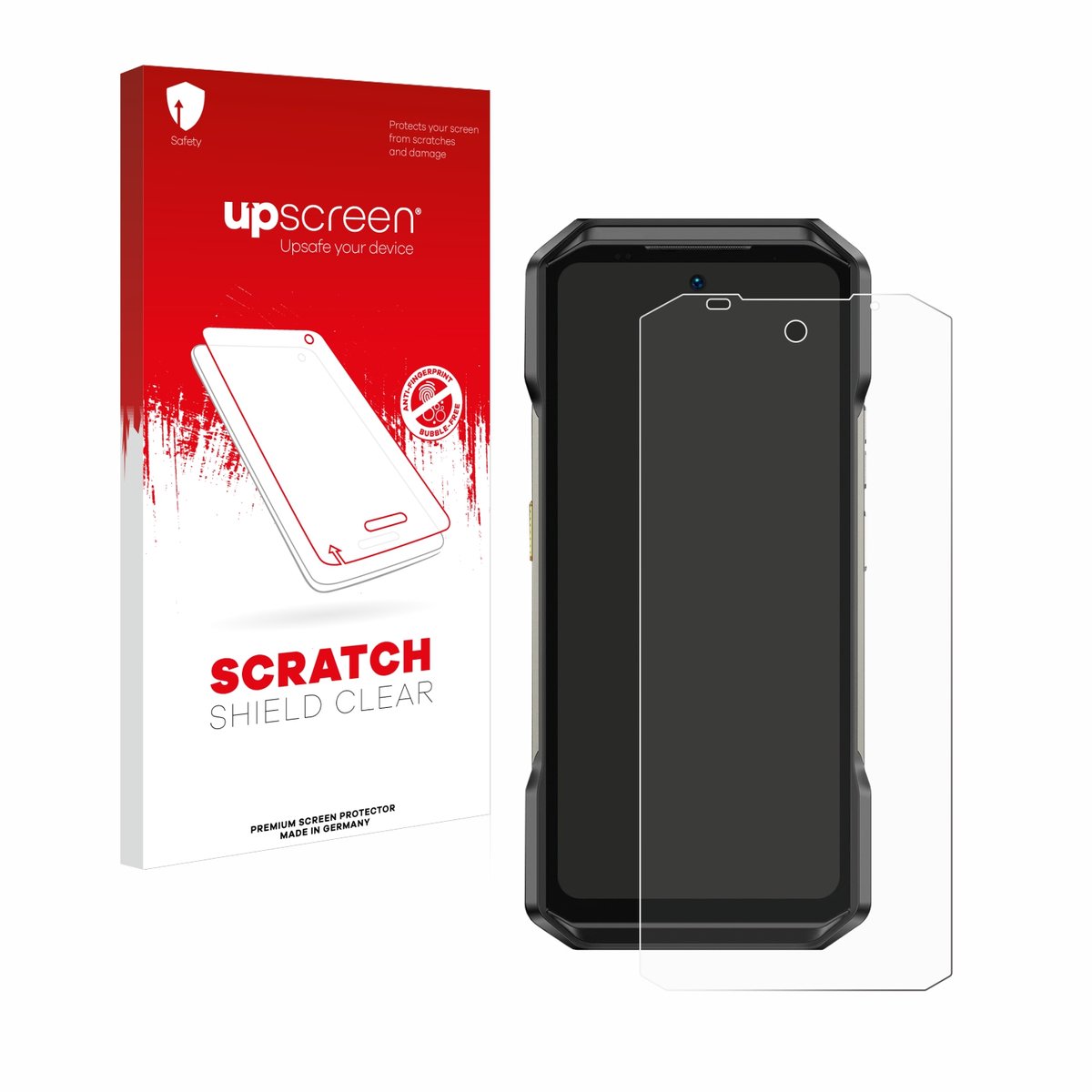 upscreen - Screenprotector voor Ulefone Armor 27T Pro - Folie Beschermfolie transparant