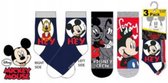 Disney Mickey Sokken - Maat 27-30 - Kindersokken - Sokjes - 3 paar - Voor kinderen - Mickey uitvoering