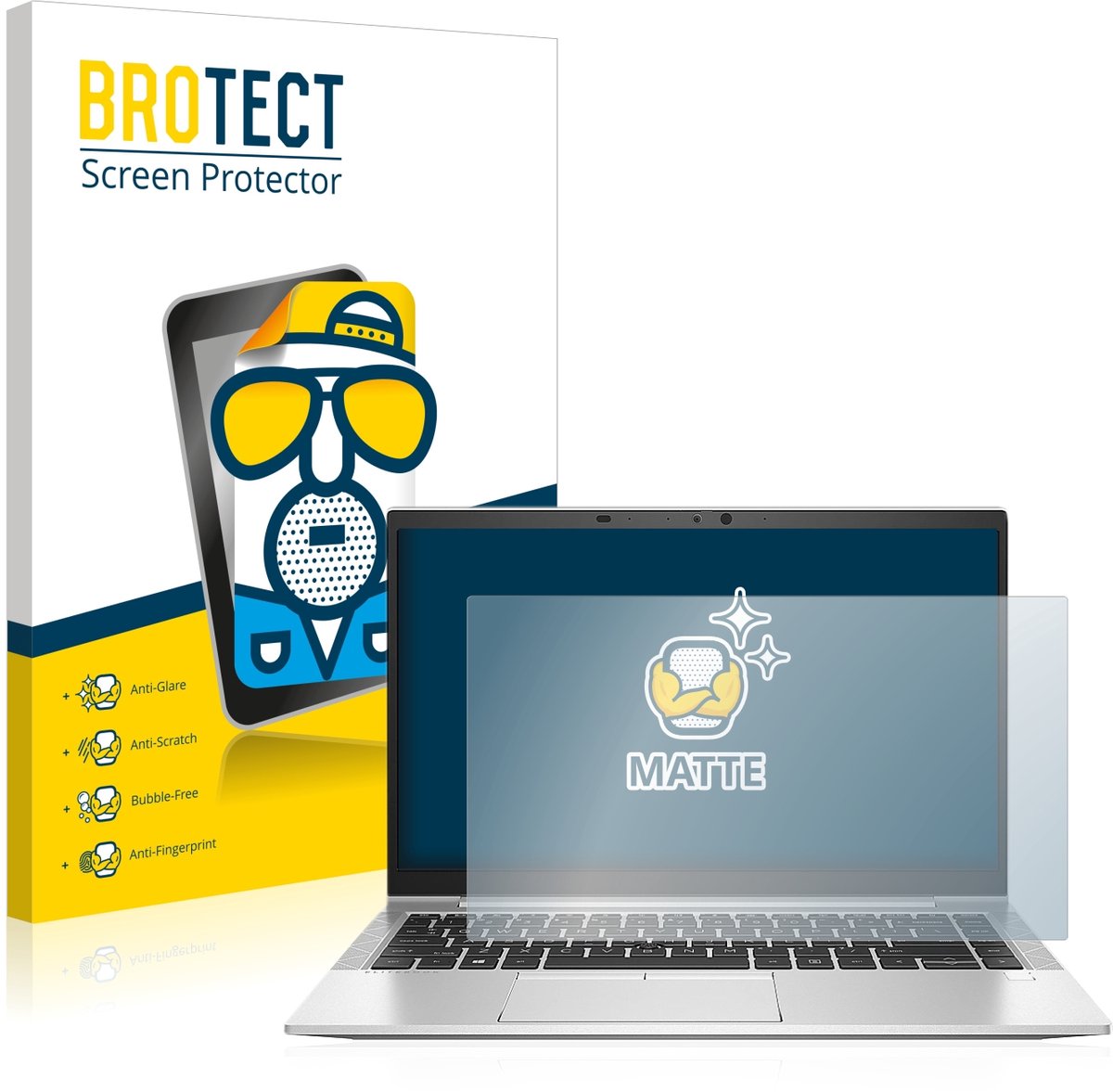BROTECT - Screenprotector voor HP EliteBook 840 G7 - Folie Beschermfolie matte