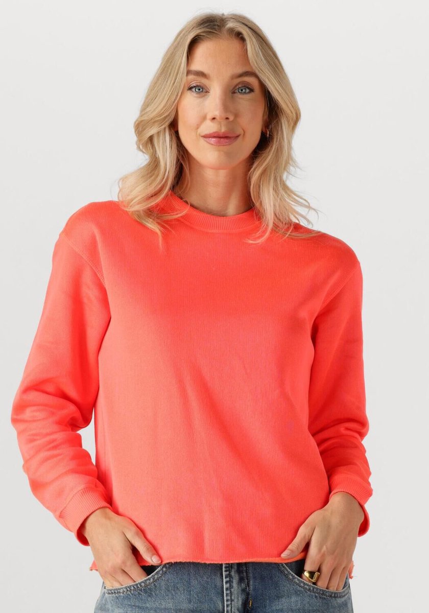 Circle Of Trust Flora Sweat Truien & vesten Dames - Sweater - Hoodie - Vest- Oranje - Maat XS