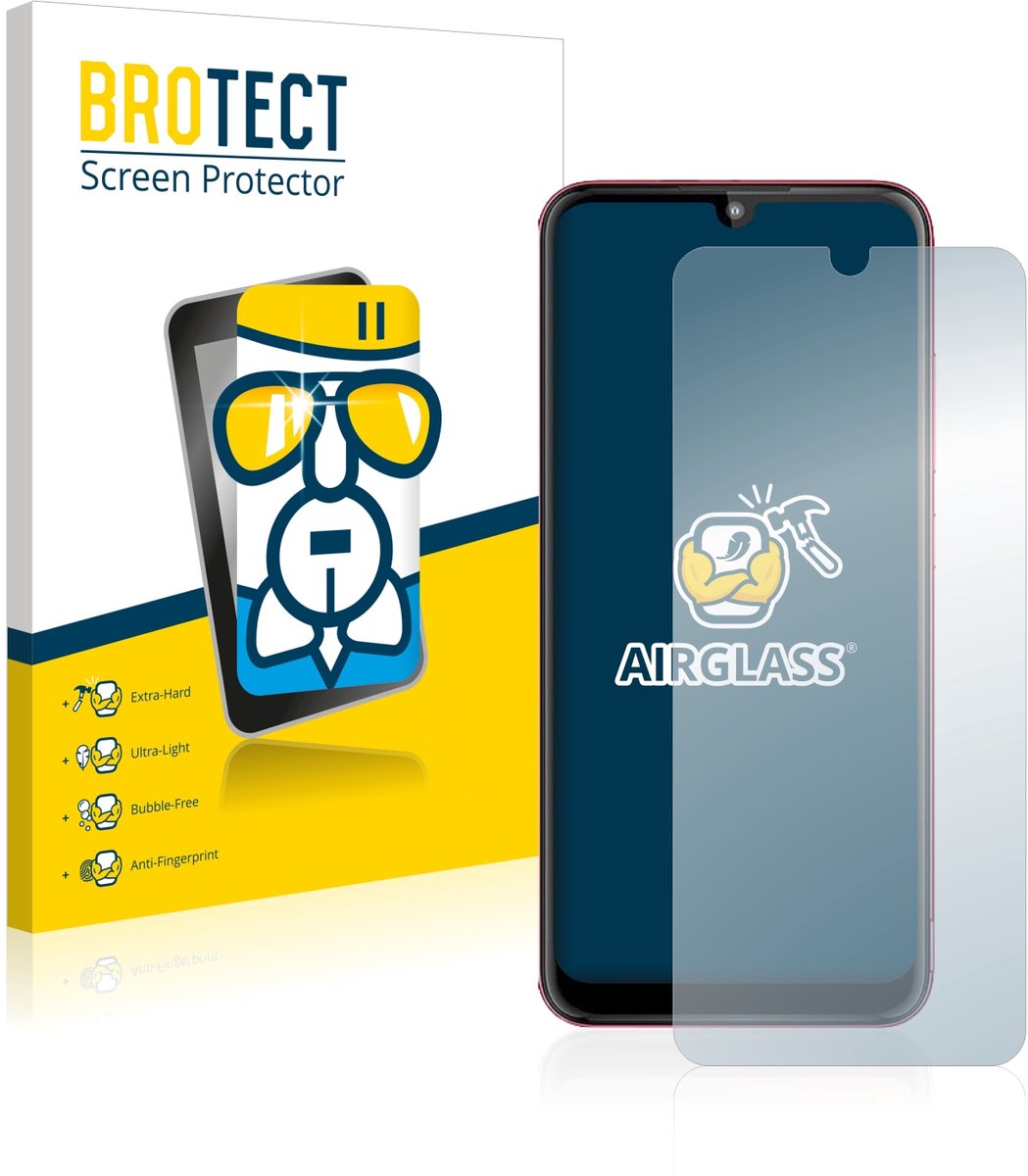 Screenprotector voor Motorola Moto E6 Plus Beschermglas transparant