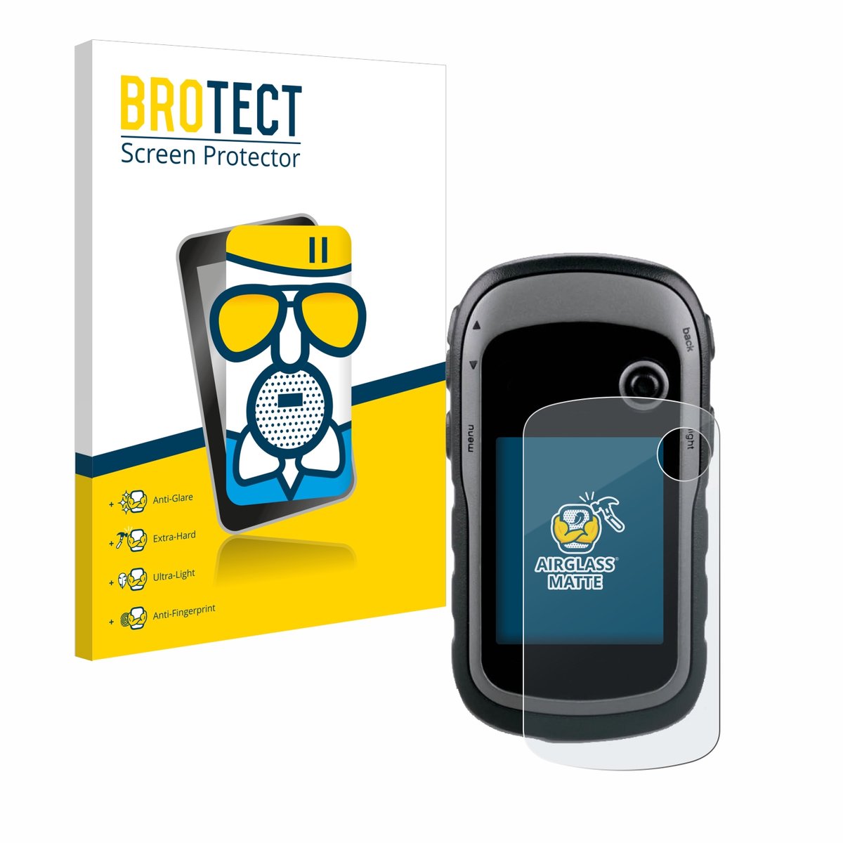 BROTECT - Screenprotector voor Garmin eTrex 30x - Folie Beschermfolie Beschermglas matte