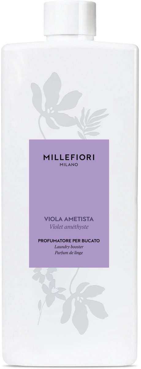 Millefiori Laundry - Italiaanse Wasparfum - 500 ml - Viola Ametista - Geurbooster