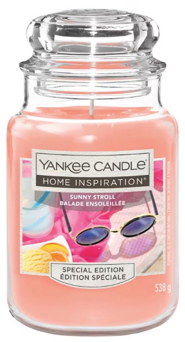 Yankee Candle Home Inspiration - Sunny Stroll Large Jar - tot 150 branduren