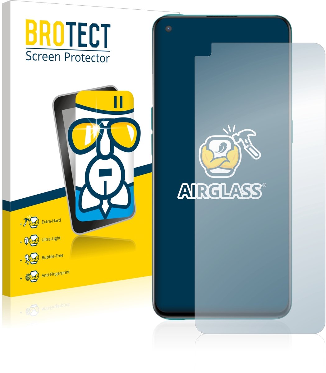 Screenprotector voor OnePlus Nord CE 5G Beschermglas transparant