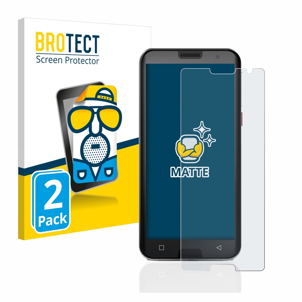 BROTECT - Screenprotector voor Emporia Smart 5 - Folie Beschermfolie matte 2 Stuks