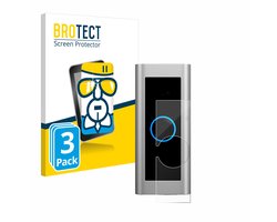 Screenprotector 3 Stuks voor Ring Video Doorbell Pro 2 Beschermglas transparant