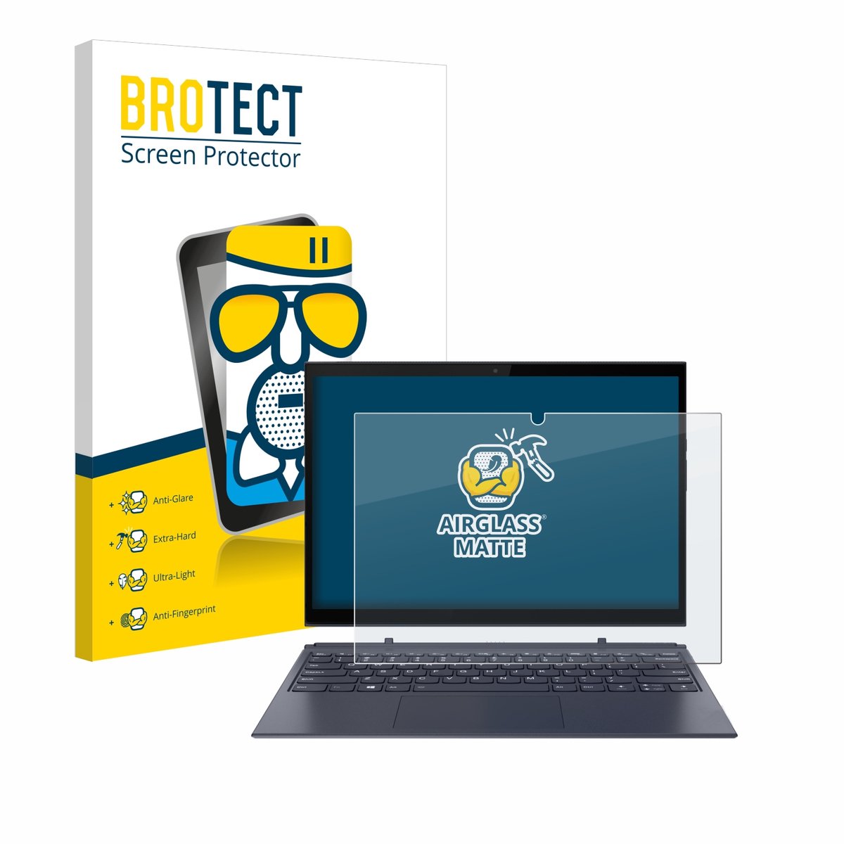 BROTECT - Screenprotector voor Lenovo Yoga Duet 7 - Folie Beschermfolie Beschermglas matte