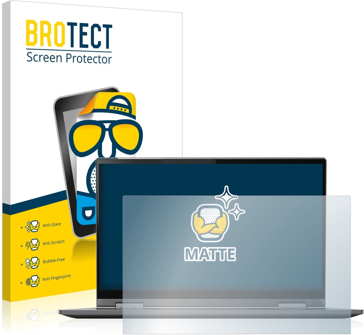 BROTECT - Screenprotector voor Lenovo Yoga C740 15" - Folie Beschermfolie matte