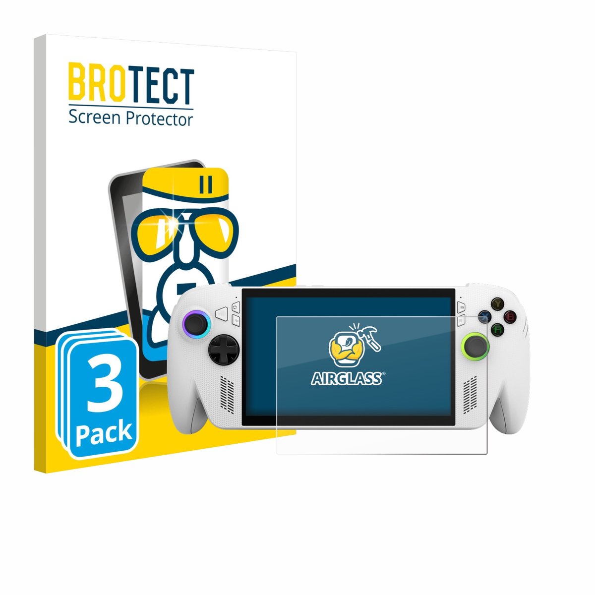 Screenprotector 3 Stuks voor ASUS ROG Xbox Ally Beschermglas transparant