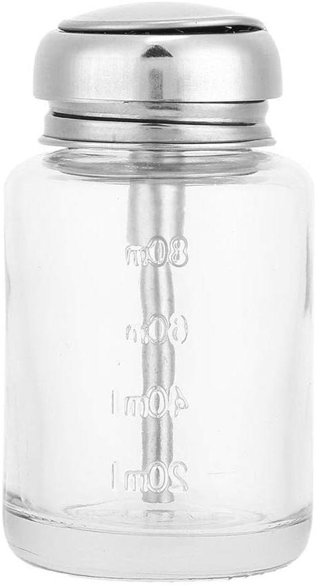 Persfles voor Nail Art Remover - Dispenser Pomp - 80 ml - Manicure Accessoires
