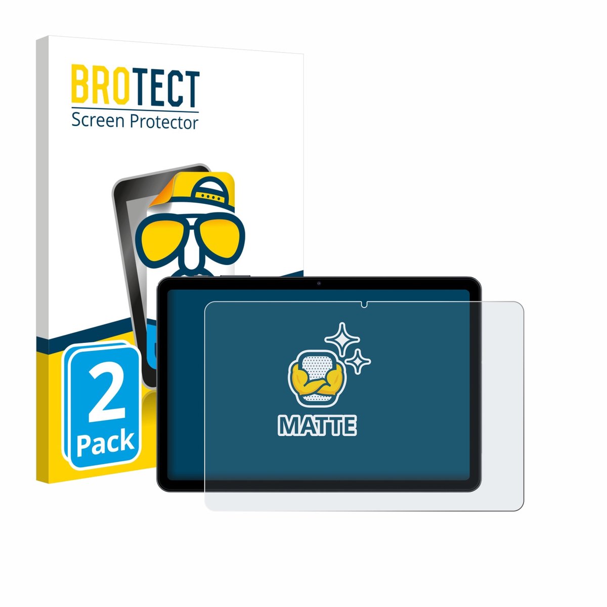 BROTECT - Screenprotector voor Tabwee T80 10.1" - Folie Beschermfolie matte 2 Stuks