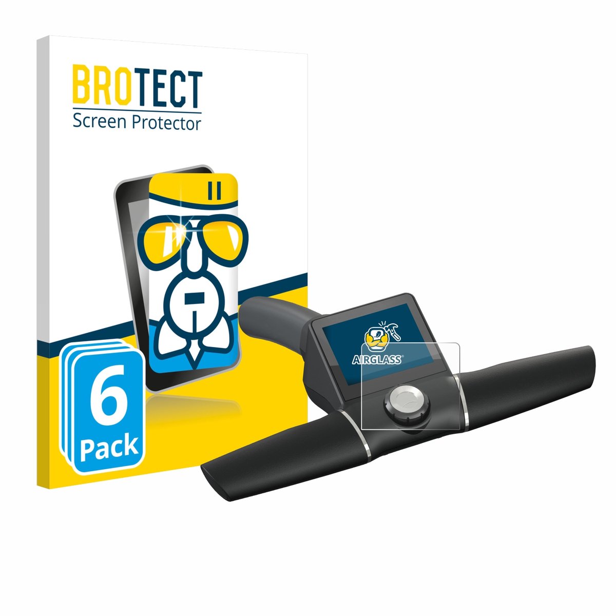 Screenprotector 6 Stuks voor Motocaddy M7 GPS Remote Beschermglas transparant