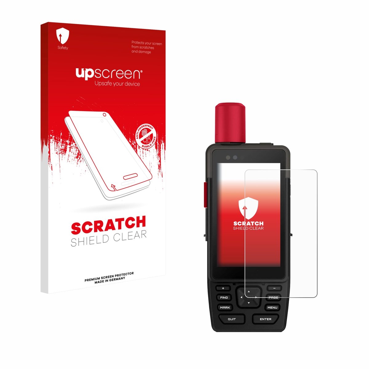 upscreen - Screenprotector voor Garmin GPSMAP H1i Plus - Folie Beschermfolie transparant