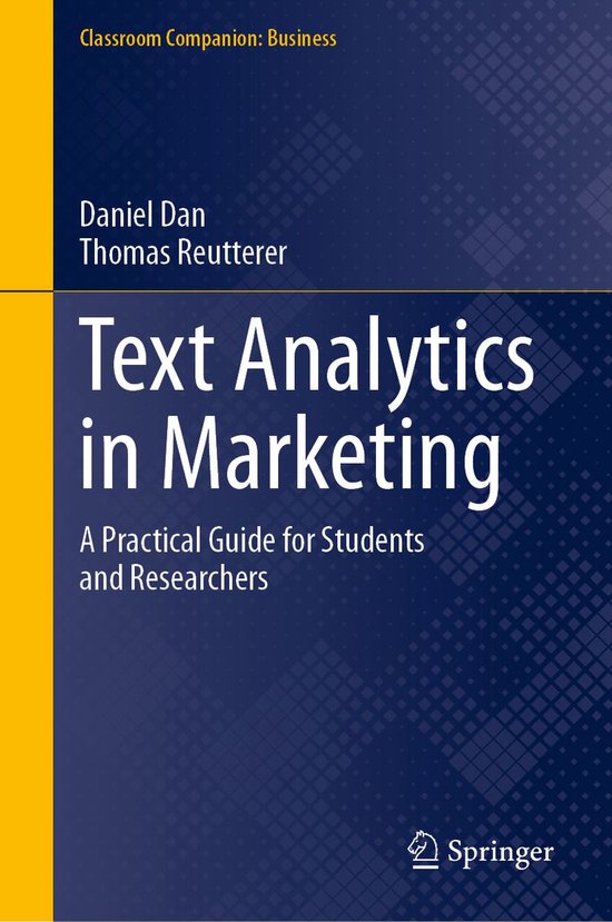 Business and Management (R0) - Text Analytics in Marketing - cover