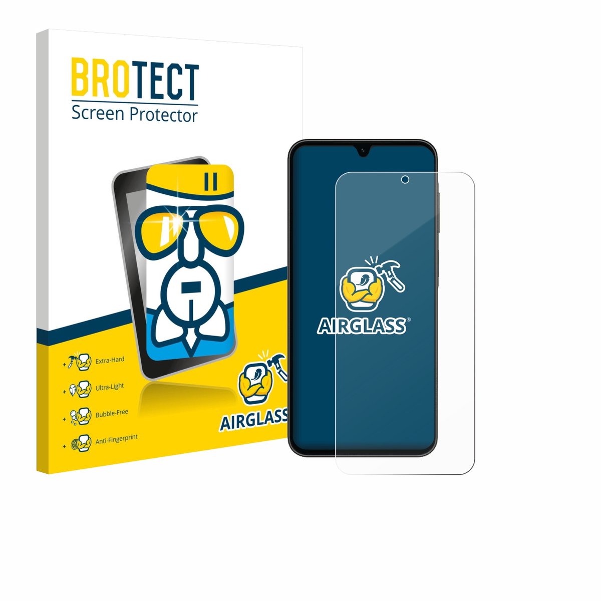 Screenprotector voor Samsung Galaxy A26 5G Enterprise Edition Beschermglas transparant