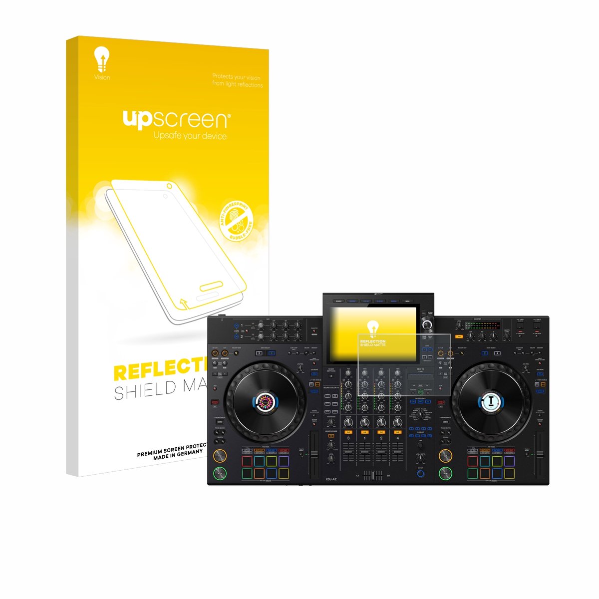 upscreen - Screenprotector voor Pioneer XDJ-AZ - Folie Beschermfolie anti glare matte