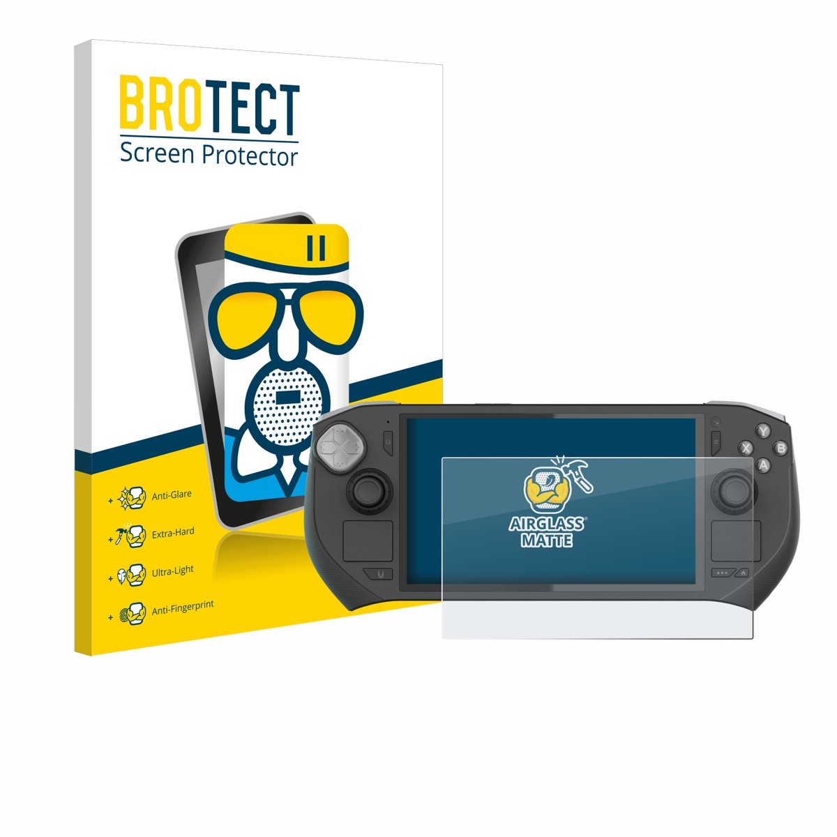 BROTECT - Screenprotector voor Zotac Gaming Zone - Folie Beschermfolie Beschermglas matte