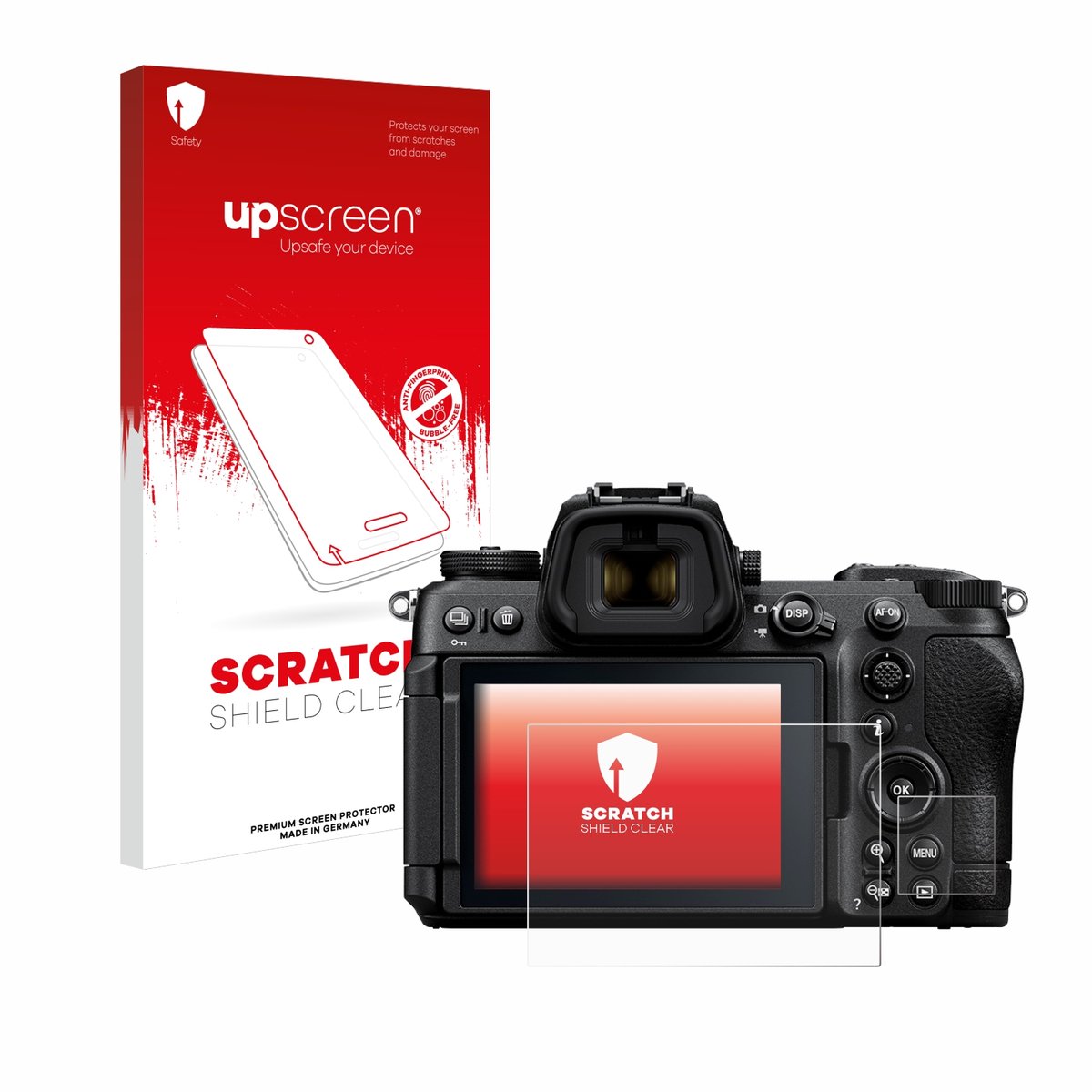 upscreen - Screenprotector voor Nikon Z6 III - Folie Beschermfolie transparant