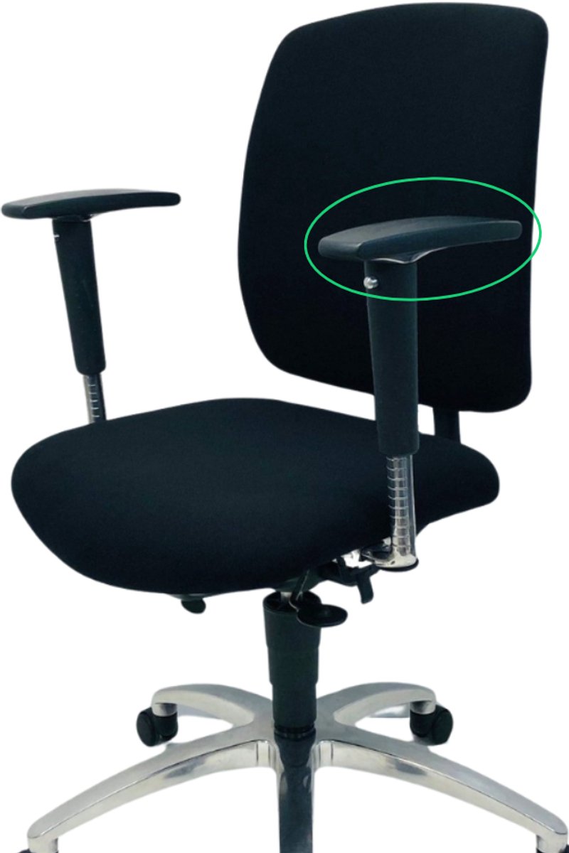 Jetchair - Armleuning Armpad geschikt voor Drabert Entrada - Armleuningen - Geschikt voor bureaustoel Drabert Entrada - Opdek - Nieuw - 1 Stuk