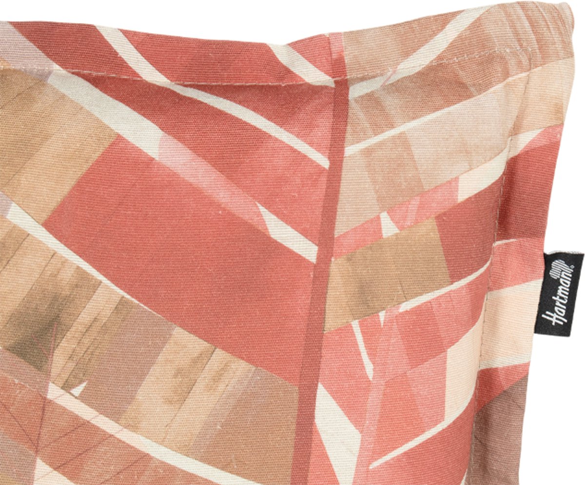 Hartman Coussin de chaise de jardin - Celia - amber imprimé - dossier haut - 123x50x8cm