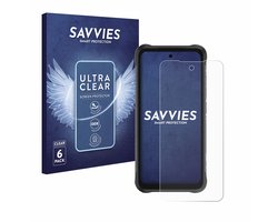 Savvies - Screenprotector voor Umidigi Bison GT2 Pro 5G - Folie Beschermfolie transparant 6 Stuks