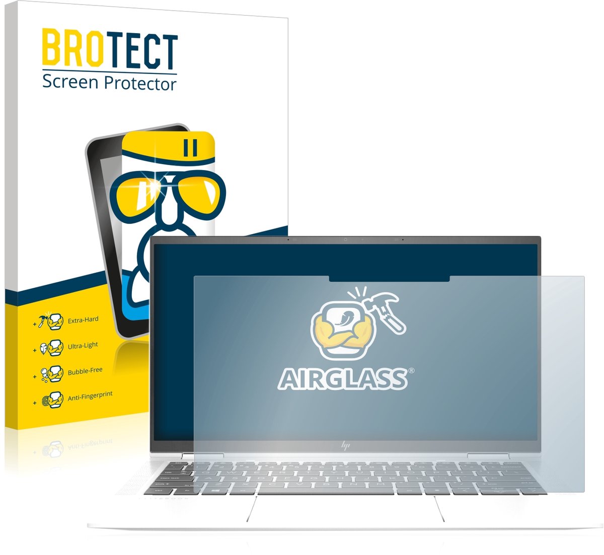 Screenprotector voor HP EliteBook x360 1030 G7 Beschermglas transparant