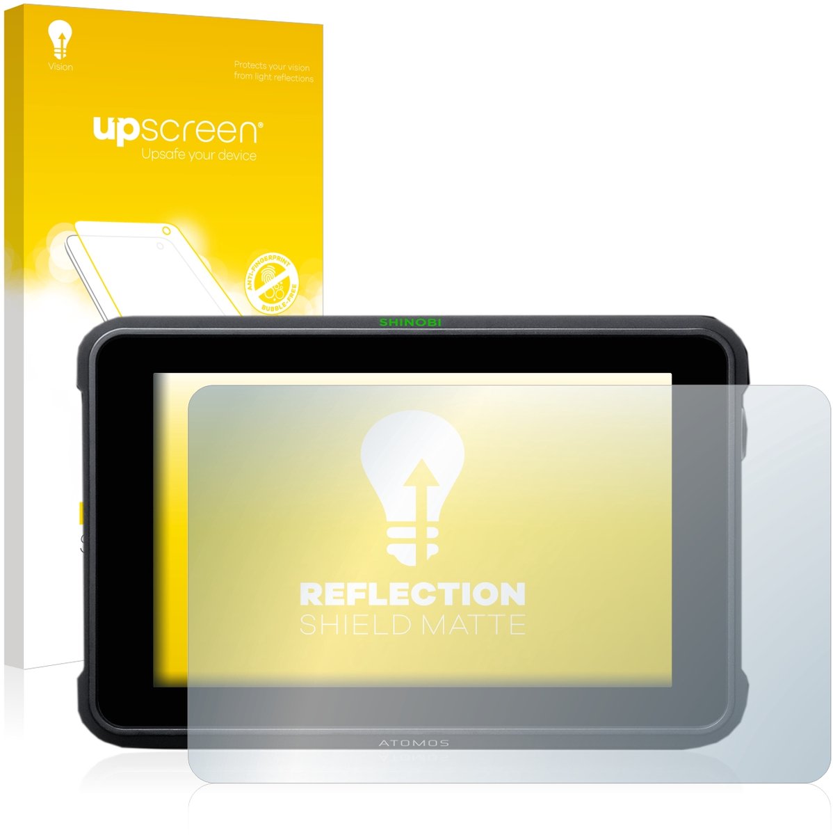 upscreen - Screenprotector voor Atomos Shinobi 7 - Folie Beschermfolie anti glare matte