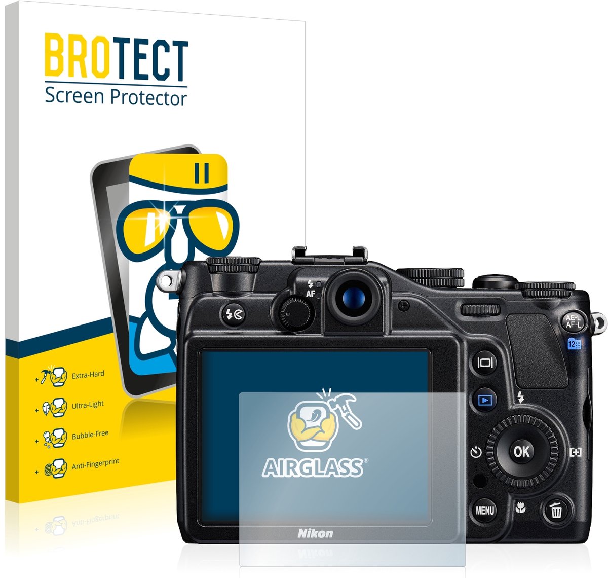 Screenprotector voor Nikon Coolpix S7000 Beschermglas transparant