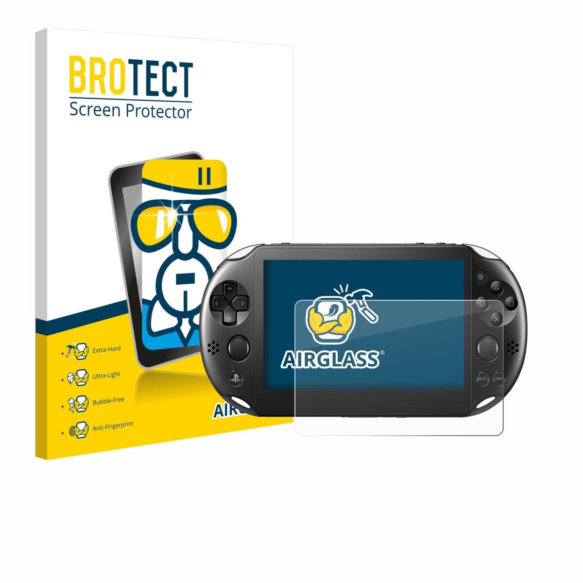 Screenprotector voor Sony Playstation PS Vita Slim Beschermglas transparant