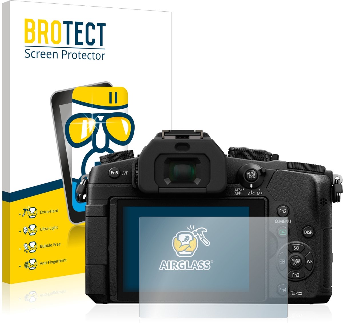 Screenprotector voor Panasonic Lumix DMC-G81 Beschermglas transparant