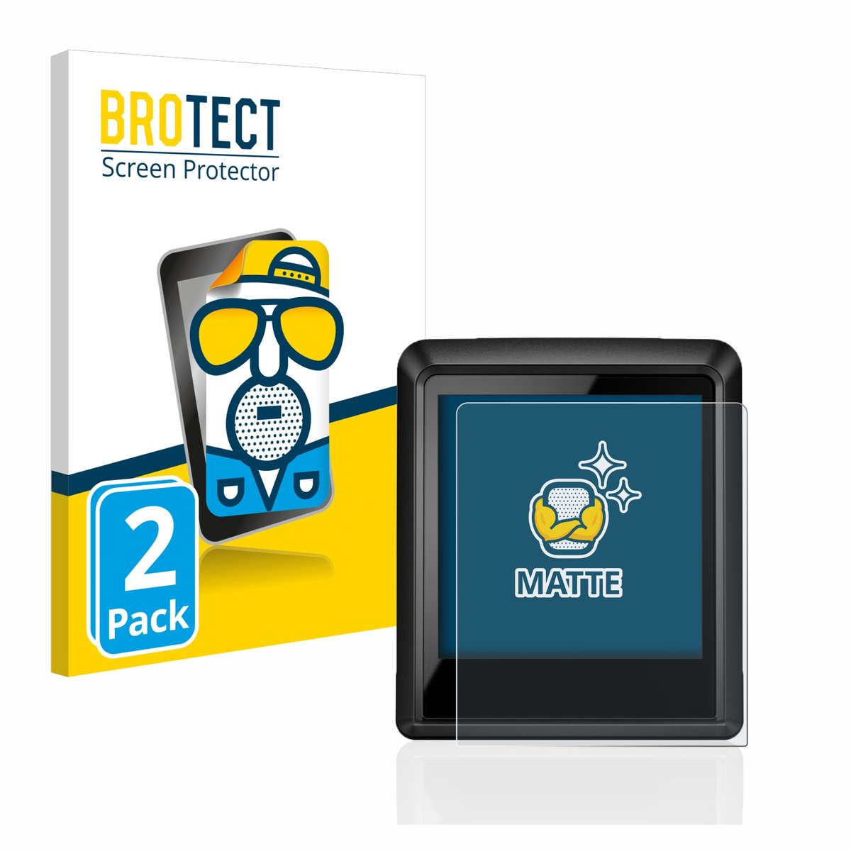 BROTECT - Screenprotector voor Bosch Intuvia 100 - Folie Beschermfolie matte 2 Stuks