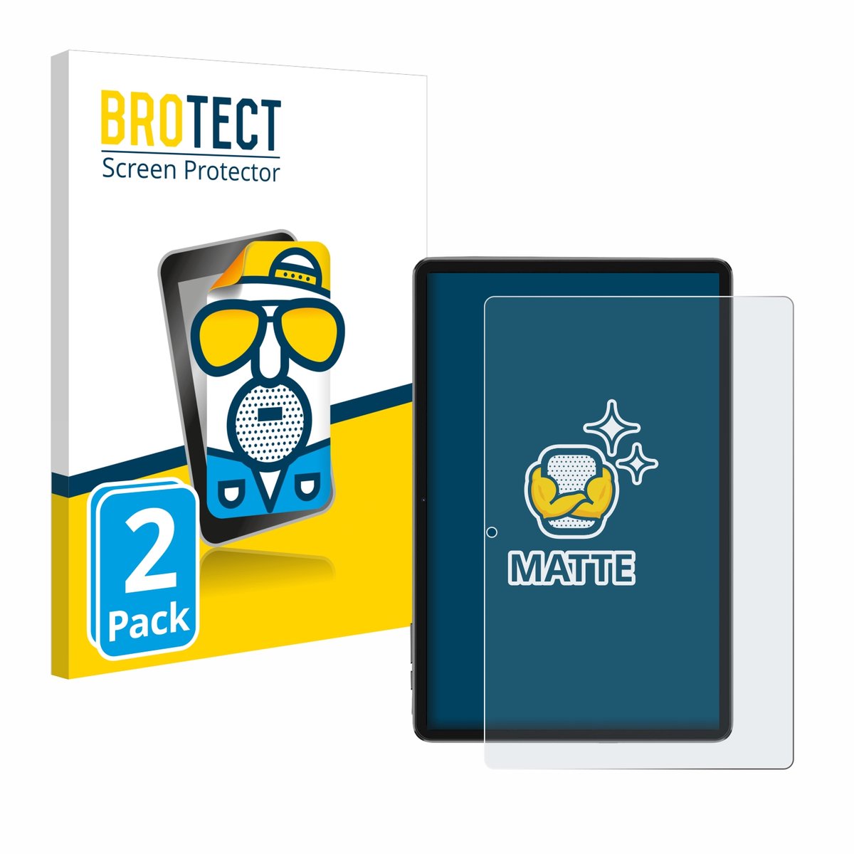 BROTECT - Screenprotector voor Blackview Tab 7 WiFi - Folie Beschermfolie matte 2 Stuks