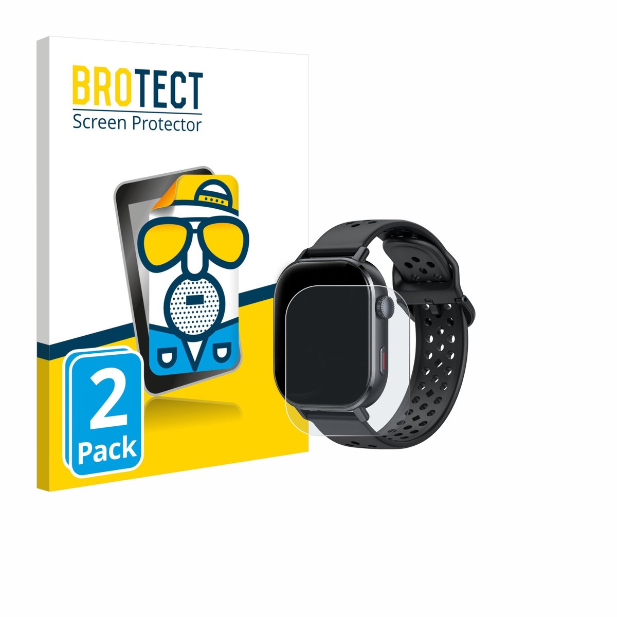 BROTECT - Screenprotector voor Jugeman P131 2.06" - Folie Beschermfolie matte 2 Stuks