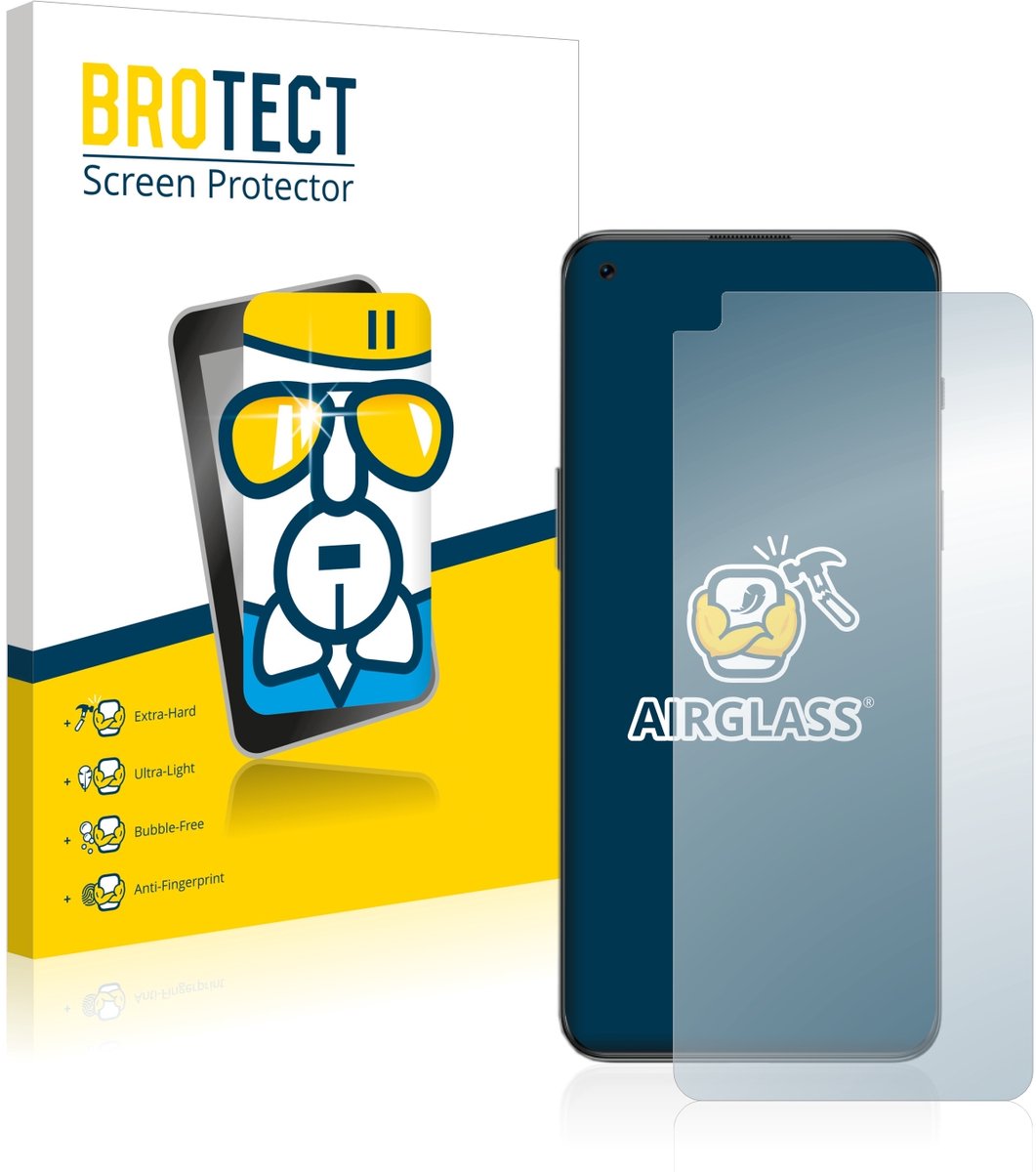 Screenprotector voor OnePlus Nord 2T 5G Beschermglas transparant